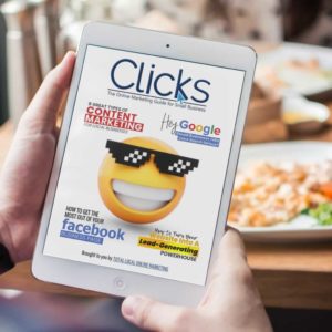 Click Magazine Issue 60 Mockup on Tablet