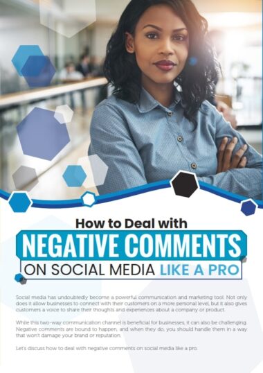 Deal with Negative Comments on Social Media